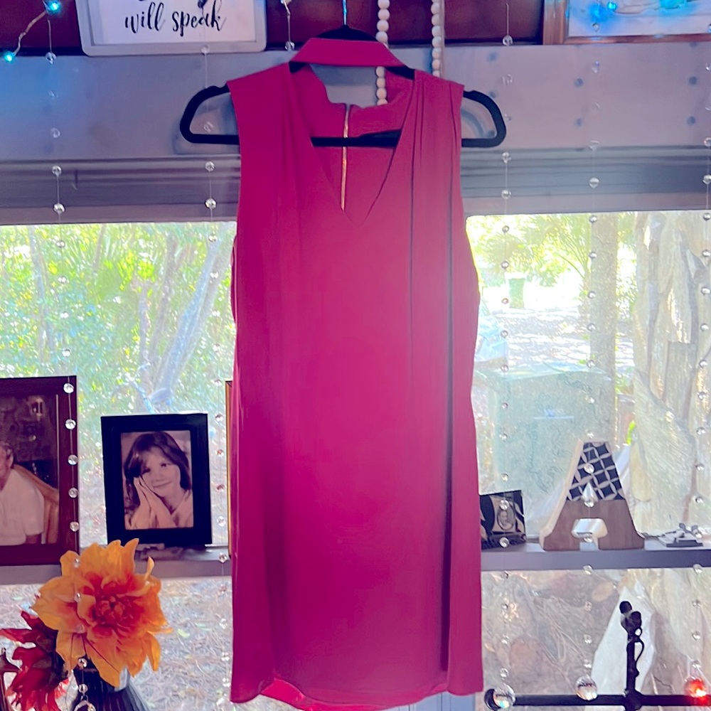 WHBM sleeveless Pink Dress sz 6